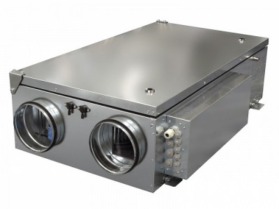 LKP-700x400 Приточная установка канальная, клапан воздушный (LKZ-1(S220)); фильтр EU3; водяной нагреватель 105-70С, Q=35.4 кВт; LKH-W 700x400/3; венти